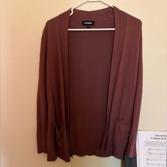 Classic wine cardigan - Picture 5 of 7